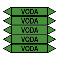Značení potrubí, voda